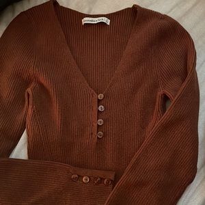 Abercrombie and Fitch Rust Brown Bodysuit